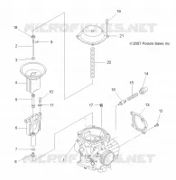 MOTEUR, CARBURATEUR UPPER