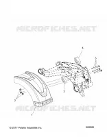 CARROSSERIE ARRIERE WHEEL FENDER (USA ONLY)