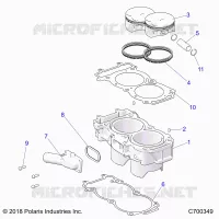 CYLINDRE AND PISTON