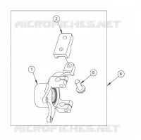 DIRECTION, KNUCKLE, RIGHT W/OFFSET EXTENSION