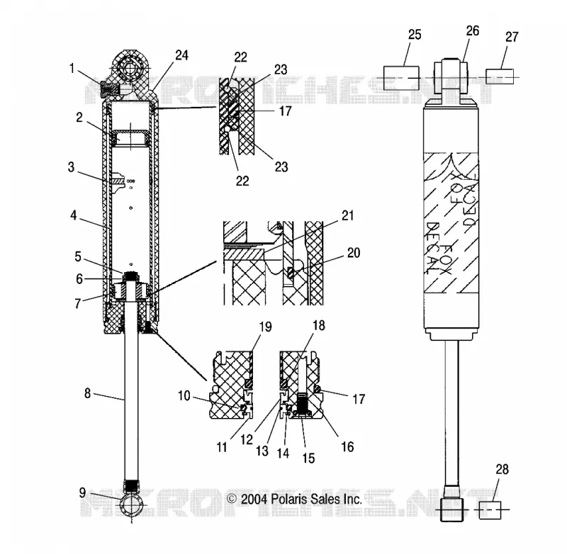 AMORTISSEUR (REAR TRACK)(EDGE)