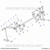 SUSPENSION, FRONT BARRE STABILISATRICE