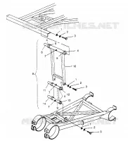 STABILISATEUR BRAS ARRIERE ASSEMBLY 6x6 400L