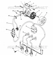 STATOR XLT TOURING  0963357 and EUROPEAN XLT TOURING  E963357 (4931923192C014)