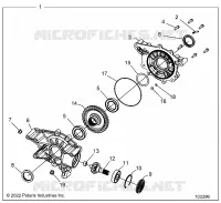 SYSTÃˆME DE TRANSMISSION, REAR GEARCASE INTERNALS