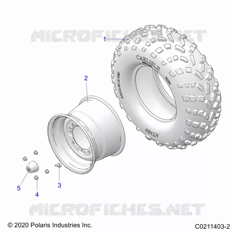 ROUES, REAR TIRE
