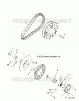 SYSTÃˆME DE TRANSMISSION, SECONDARY CLUTCH