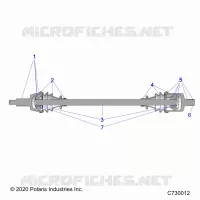 SYSTÃˆME DE TRANSMISSION, FRONT HALF SHAFT