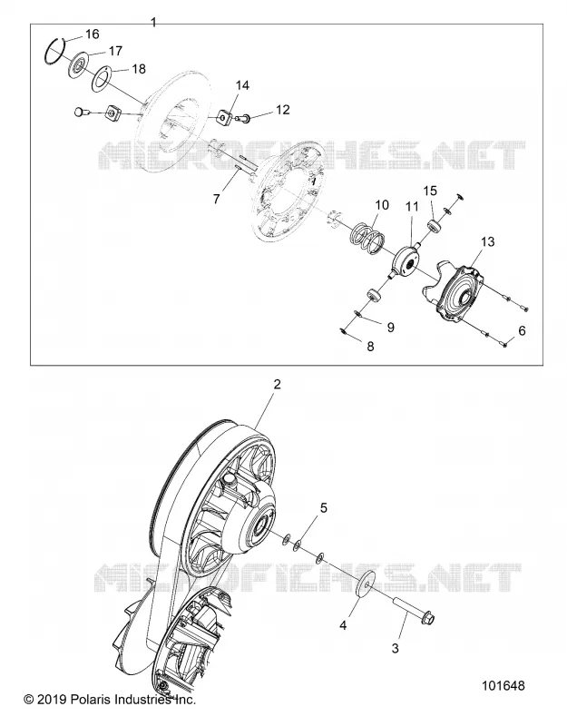 SYSTÃˆME DE TRANSMISSION, SECONDARY CLUTCH