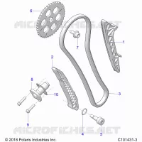 CHAINE DE DISTRIBUTION AND TENSIONER