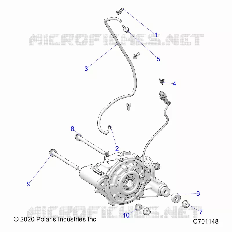 SYSTÃˆME DE TRANSMISSION, FRONT GEARCASE MOUNTING