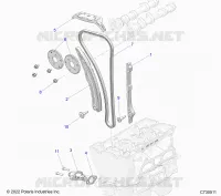 CHAINE DE DISTRIBUTION AND TENSIONER