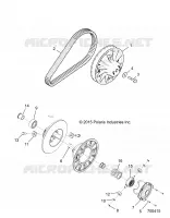 SYSTÈME DE TRANSMISSION, SECONDARY CLUTCH