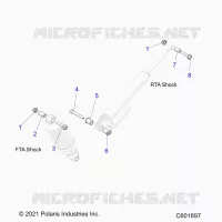 SUSPENSION, SUPPORT AMORTISSEUR , REAR SUSP.