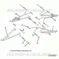 SUSPENSION AVANT CONTROL ARMS