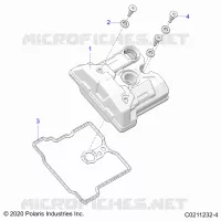 ENGINE, COUVERCLE SOUPAPE