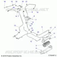 BODY, CARBURANT LINES, EVAP