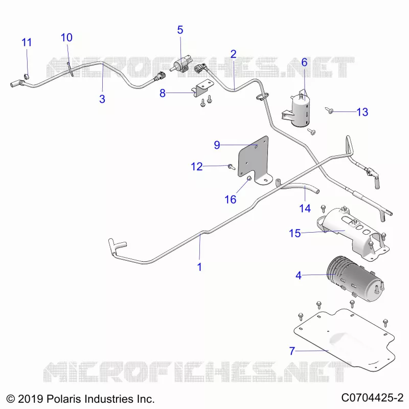 SYSTÃˆME D'ALIMENTATION, FUEL TANK EVAP, CANISTER AND LINES