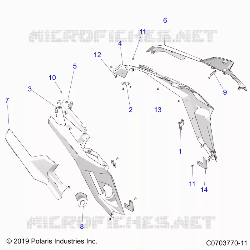 CARROSSERIE ARRIERE FENDERS