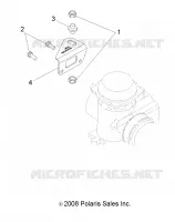 MOTEUR, CARBURATEUR BRACKET