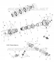 SYSTÈME DE TRANSMISSION, FRONT PONT INTERNALS