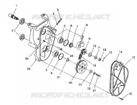 CARTER DE CHAINE ASSEMBLY TRAIL/0930761 AND  TRAIL DELUXE/0930243 (4923222322018A)