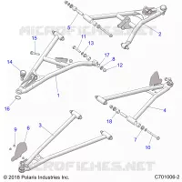 SUSPENSION AVANT CONTROL ARMS