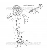 MOTEUR, CARBURATEUR LOWER