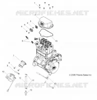 MOTEUR, SUPPORT CORPS DE PAPILLON
