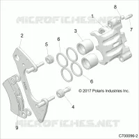 FREIN AVANT CALIPER
