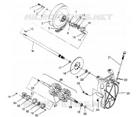 SYSTÈME DE TRANSMISSION ASSEMBLY  500 EFI 0952774, EFI SKS 0952574,   EFI SKS PT 095297 (4929052905B012)