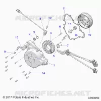 ENGINE, STATOR AND FLYROUE