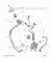 MOTEUR, WATERPUMP AND BYPASS -Z24G4D92AN/BN/AZ/BZ (C702984)