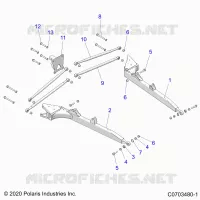 SUSPENSION ARRIERE CONTROL ARMS