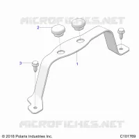 ENGINE, PRISE D'AIR SYSTEM BRACKET