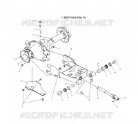 BRAS OSCILLANT/AXE ARRIERE MOUNTING