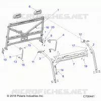 CHASSIS, CAB CADRE