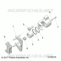 FREIN ARRIERE CALIPER