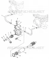 POMPE A HUILE WIDETRAK GT 0972061 and EUROPEAN WIDETRAK GT E972061 (4938173817C011)