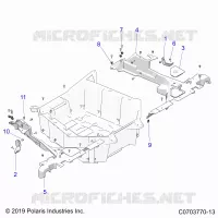 CARROSSERIE ARRIERE RACK, MOUNTING