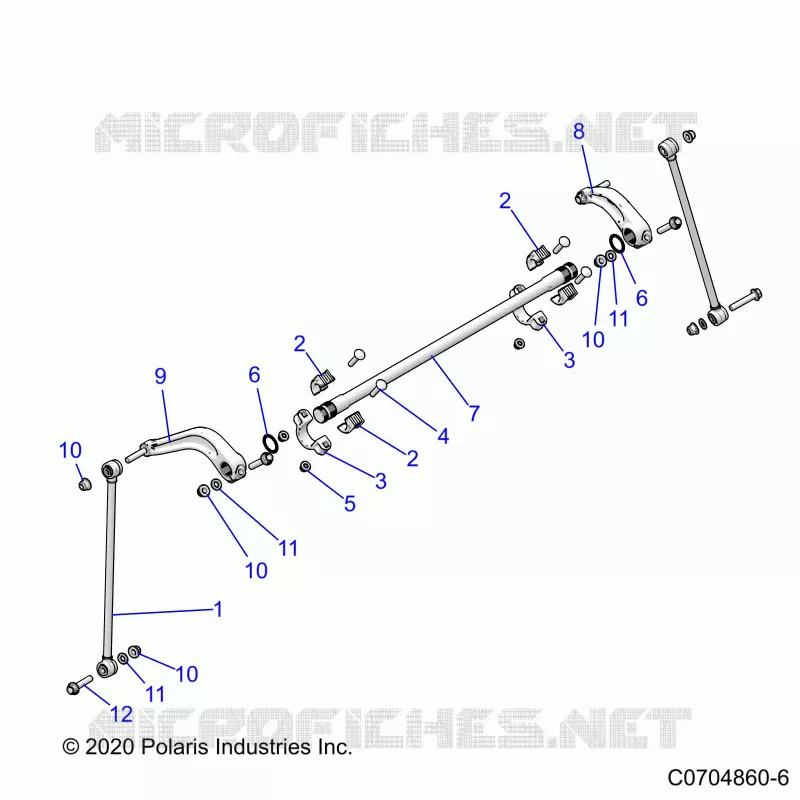 SUSPENSION, REAR BARRE STABILISATRICE