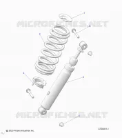 SUSPENSION, AMORTISSEUR AVANT MOUNTING