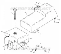 SIEGE ET RESERVOIR WIDETRAK LX 0972065 and  EUROPEAN WIDETRAK LX E972065 (4938223822A006)