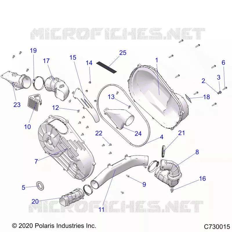 SYSTÃˆME DE TRANSMISSION, CLUTCH COVER AND DUCTING