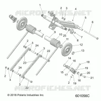 SUSPENSION, BRAS DE SUSPENSION ARRIERE