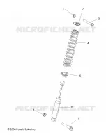 SUSPENSION, AMORTISSEUR AVANT