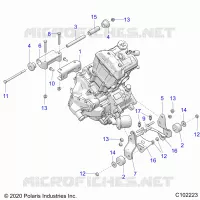 MOTEUR, MOUNTING &amp; LONG BLOCK