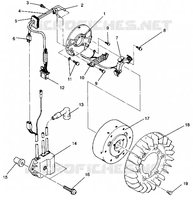 STATOR ASSEMBLY SUPER SPORT 0940743 (4927742774033A)