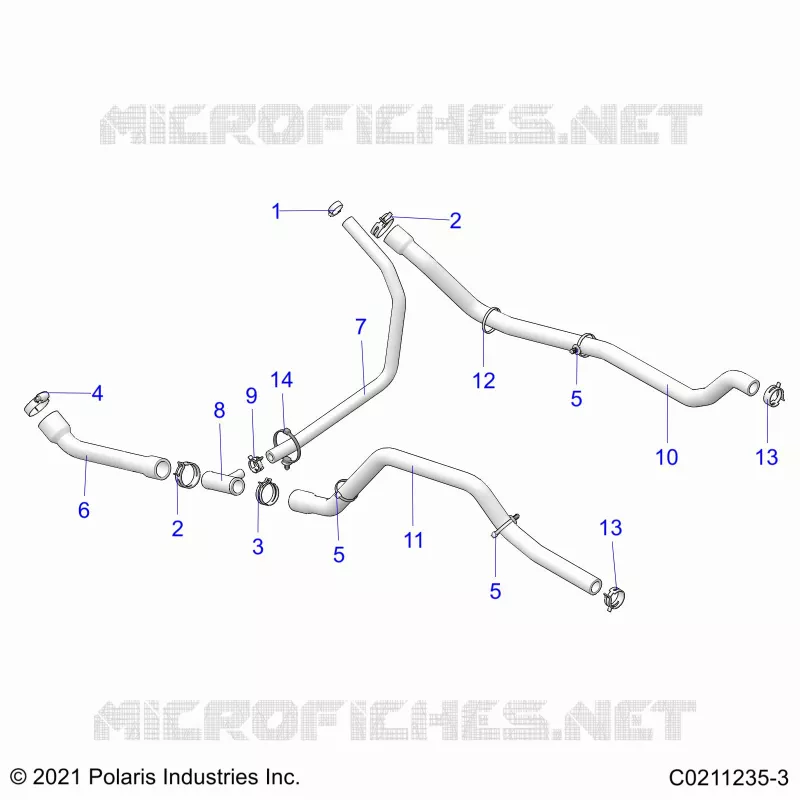 ENGINE, SYSTÃˆME DE REFROIDISSEMENT, HOSES