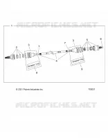 DRIVE TRAIN, HALF ARBRE DE TRANSMISSION ARRIERE